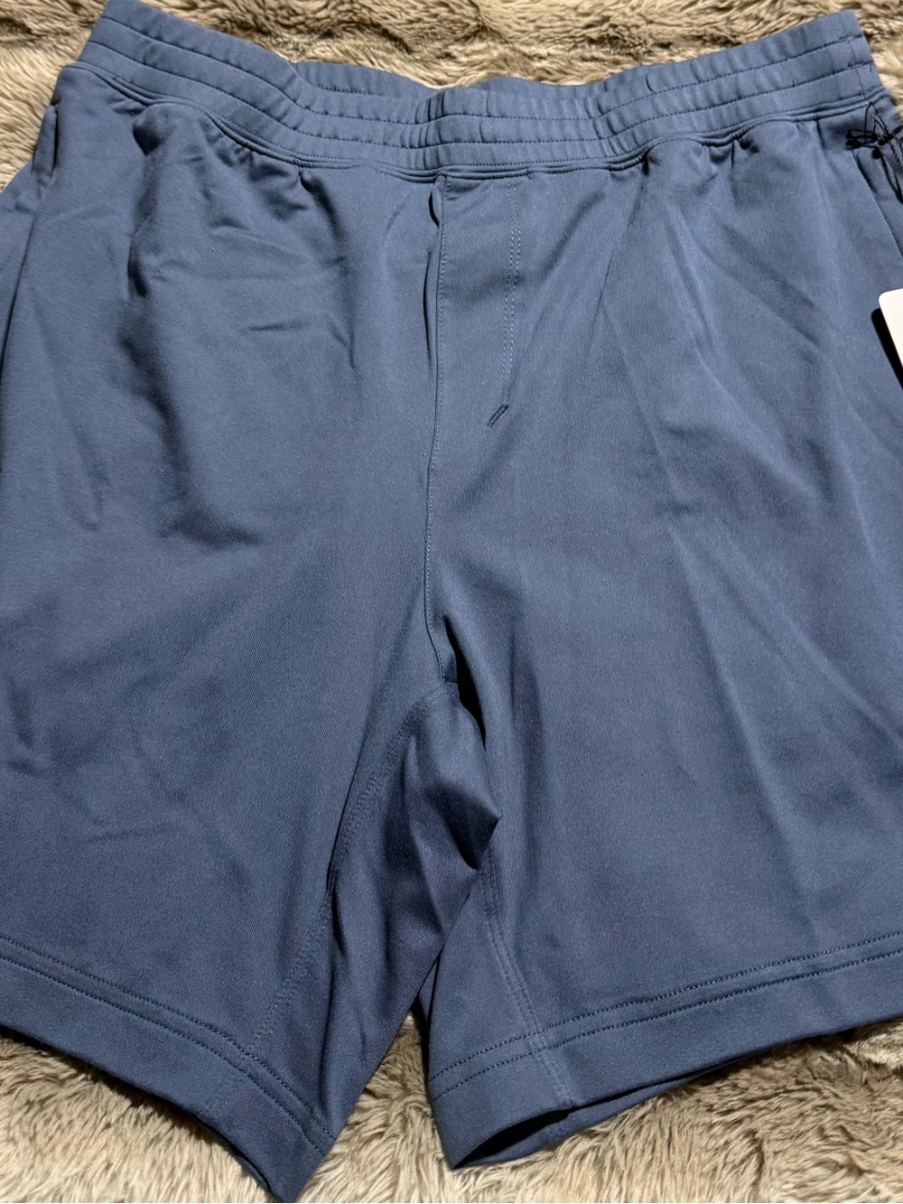 ALO Yoga Men's Athletic Shorts in Slate Blue